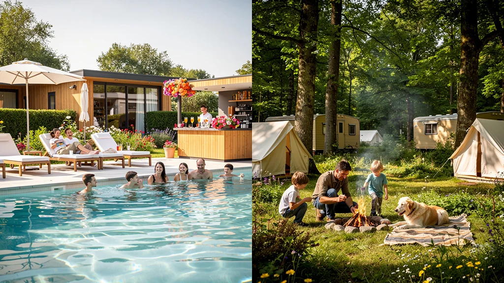 Comparaison camping 4 étoiles avec piscine et camping nature dans l'Yonne, avis après deux séjours