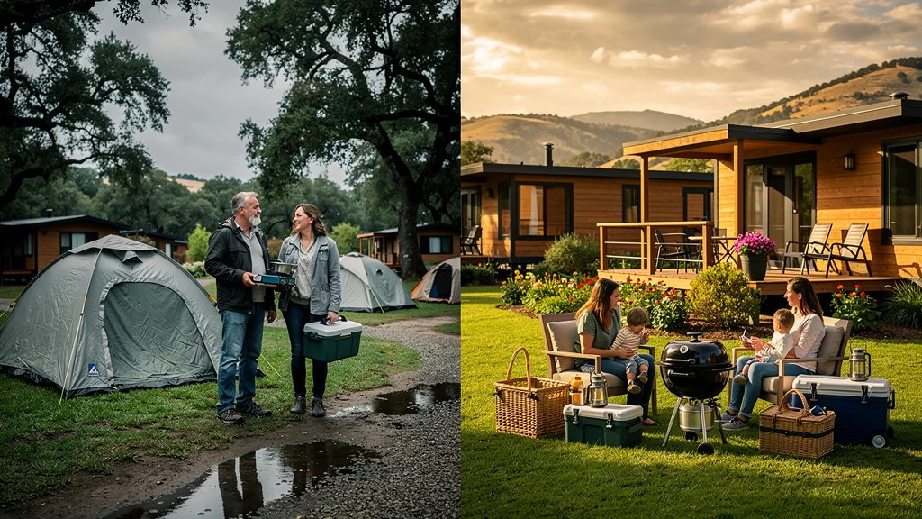 Comparaison réaliste camping municipal et privé pour un budget serré lors d’un week-end improvisé