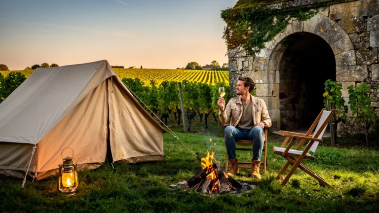 Mon premier week-end prolongé à Chablis en camping avec caves à vin et nuits sous la tente