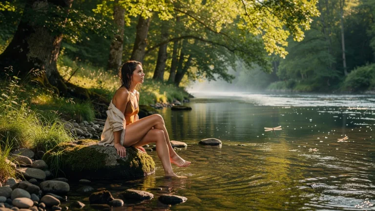 Testé trois coins de baignade sauvage le long de l'Armançon en une semaine, nature et eau claire